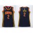 Womens Cavaliers #2 Kyrie Irving Navy Blue Dress Stitched NBA Jersey