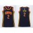 Womens Cavaliers #2 Kyrie Irving Navy Blue Dress Stitched NBA Jersey