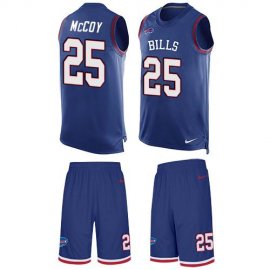 Nike Buffalo Bills #25 LeSean McCoy Royal Blue Team Color Mens Stitched NFL Limited Tank Top Suit Jersey