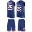 Nike Buffalo Bills #25 LeSean McCoy Royal Blue Team Color Mens Stitched NFL Limited Tank Top Suit Jersey