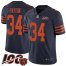 Nike Chicago Bears #34 Walter Payton Navy Blue Alternate Mens Stitched NFL 100th Season Vapor Limited Jersey