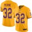 Nike Washington Football Team #32 Samaje Perine Gold Youth Stitched NFL Limited Rush Jersey