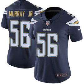 Nike Los Angeles Chargers #56 Kenneth Murray Jr Navy Blue Team Color Womens Stitched NFL Vapor Untouchable Limited Jersey