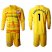 Chelsea #1 Arrizabalaga Yellow Goalkeeper Long Sleeves Soccer Club Jersey