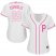 Pittsburgh Pirates #29 Francisco Cervelli White/Pink Fashion Womens Stitched MLB Jersey