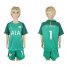 Tottenham Hotspur #1 LLORIS Green Goalkeeper Kid Soccer Club Jersey