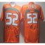 Miami Hurricanes 52 Ray Lewis Orange NCAA Jersey