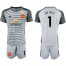 Manchester United #1 De Gea Grey Goalkeeper Soccer Club Jersey