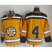 Boston Bruins #4 Bobby Orr Yellow CCM Throwback Stitched NHL Jersey