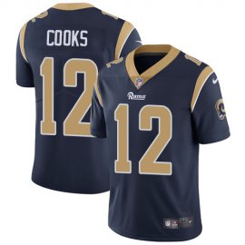 Nike Los Angeles Rams #12 Brandin Cooks Navy Blue Team Color Youth Stitched NFL Vapor Untouchable Limited Jersey