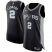 Mens Nike San Antonio Spurs #2 Kawhi Leonard Black NBA Authentic Icon Edition Jersey