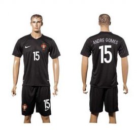 Portugal #15 Andre Gomes SEC Away Soccer Country Jersey