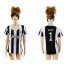 Womens Juventus #1 Buffon Home Soccer Club Jersey