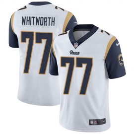 Nike Los Angeles Rams #77 Andrew Whitworth White Mens Stitched NFL Vapor Untouchable Limited Jersey