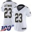 Nike New Orleans Saints #23 Marshon Lattimore White Womens Stitched NFL 100th Season Vapor Limited Jersey