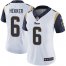 Nike Los Angeles Rams #6 Johnny Hekker White Womens Stitched NFL Vapor Untouchable Limited Jersey
