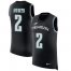 Nike Philadelphia Eagles #2 Jalen Hurts Black Alternate Mens Stitched NFL Limited Rush Tank Top Jersey