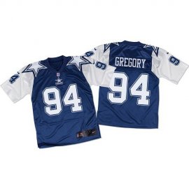 Nike Dallas Cowboys #94 Randy Gregory Navy Blue/White Throwback Mens Stitched NFL Elite Jersey