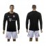 Bayern Munchen Blank Goalkeeper Black Long Sleeves Soccer Club Jersey