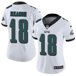 Nike Philadelphia Eagles #18 Jalen Reagor White Womens Stitched NFL Vapor Untouchable Limited Jersey