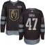 Adidas Vegas Golden Knights #47 Luca Sbisa Black 1917-2017 100th Anniversary Stitched NHL Jersey