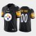Pittsburgh Steelers Custom Black Mens Nike Big Team Logo Vapor Limited NFL Jersey