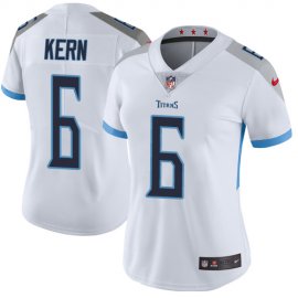 Nike Tennessee Titans #6 Brett Kern White Womens Stitched NFL Vapor Untouchable Limited Jersey