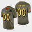 Baltimore Ravens Custom Mens Nike Olive Gold 2019 Salute to Service Limited NFL 100 Jersey