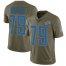 Nike Detroit Lions #79 Kenny Wiggins Olive Mens Stitched NFL Limited 2017 Salute To Service Jersey