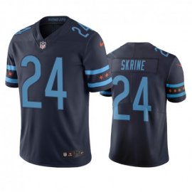 Chicago Chicago Bears #24 Buster Skrine Navy Vapor Limited City Edition NFL Jersey