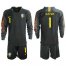 Brazil #1 Alisson Black Goalkeeper Long Sleeves Soccer Country Jersey