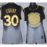 Cheap Women Golden State Warriors 30 Stephen Curry Black Grey Revolution 30 Swingman NBA Jerseys