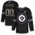 Mens Adidas Jets Personalized Authentic Black Classic NHL Jersey
