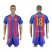 Barcelona #18 Jordi Alba Home With Blue Shorts Soccer Club Jersey
