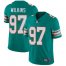 Nike Miami Dolphins #97 Christian Wilkins Aqua Green Alternate Mens Stitched NFL Vapor Untouchable Limited Jersey