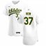 Oakland Athletics #37 Jonah Heim Mens Nike White Home 2020 Authentic Player MLB Jersey