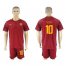Roma #10 Totti Red Home Soccer Club Jersey