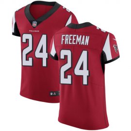 Nike Atlanta Falcons #24 Devonta Freeman Red Team Color Mens Stitched NFL Vapor Untouchable Elite Jersey