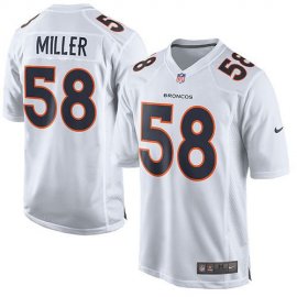 Nike Denver Broncos #58 Von Miller White Youth Stitched NFL Game Event Jersey