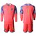 Italy #1 Buffon Pink Long Sleeves Goalkeeper Soccer Country Jersey