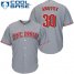 Cincinnati Reds #30 Ken Griffey Grey Cool Base Stitched Youth MLB Jersey
