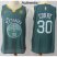 Mens Nike Golden State Warriors #30 Stephen Curry Green NBA Authentic Jersey