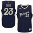 New Orleans Pelicans #23 Anthony Davis Navy 2015-2016 Christmas Day Stitched NBA Jersey