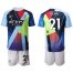 Manchester City #21 Silva Nike Cooperation 6th Anniversary Celebration Soccer Club Jersey