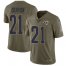 Nike Los Angeles Rams #21 Donte Deayon Olive Youth Stitched NFL Limited 2017 Salute To Service Jersey