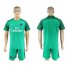 Paris Saint-Germain Blank Green Goalkeeper Soccer Club Jersey