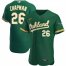 Oakland Athletics #26 Matt Chapman Mens Nike Kelly Green Alternate 2020 Authentic Player MLB Jersey