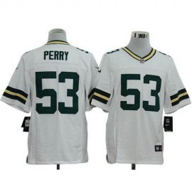 Nike Green Bay Packers #53 Nick Perry White Mens Stitched NFL Elite Jersey
