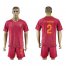 Roma #2 Y Mapou Red Home Soccer Club Jersey