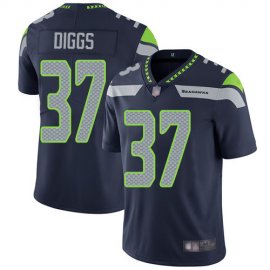 Nike Seattle Seahawks #37 Quandre Diggs Steel Blue Team Color Mens Stitched NFL Vapor Untouchable Limited Jersey